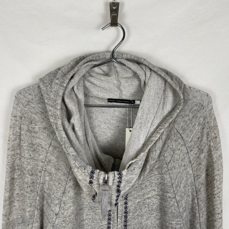 Marithé +François Gibaud Lightweight Zip Up Hoodie