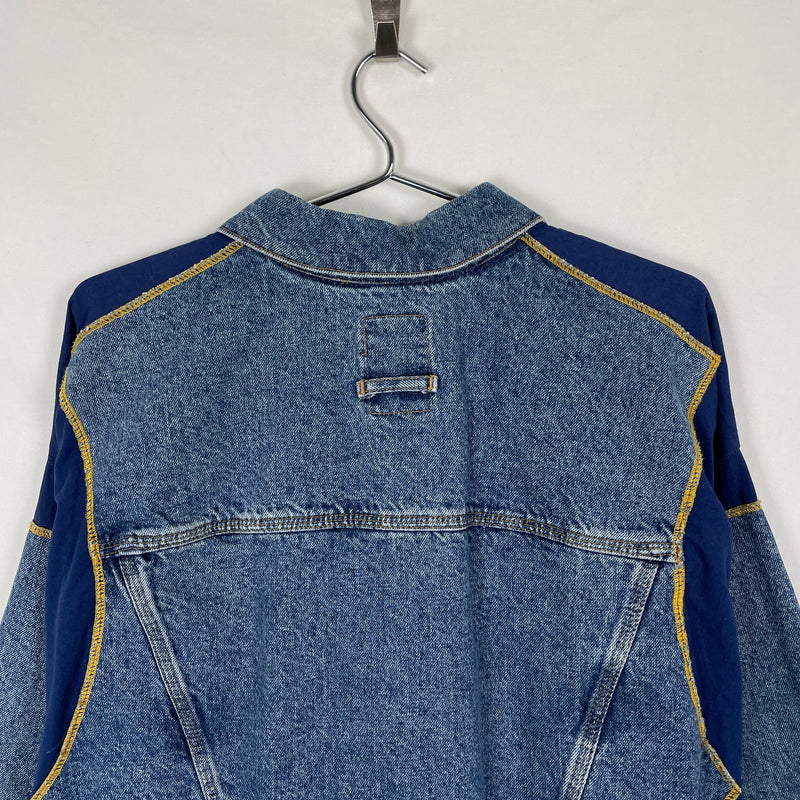 90s Jean Paul Gaultier Fabric Switching Denim Jacket