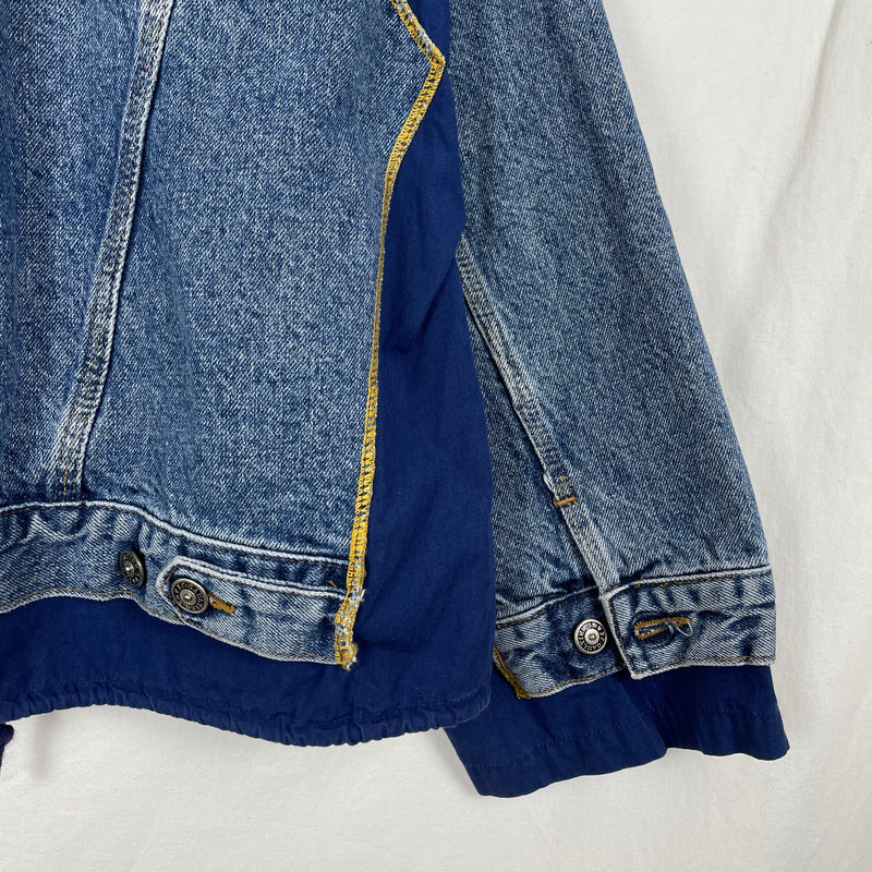 90s Jean Paul Gaultier Fabric Switching Denim Jacket