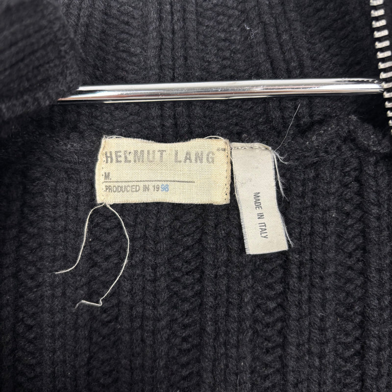 FW98 Helmut Lang Cable Knit Drivers Sweater