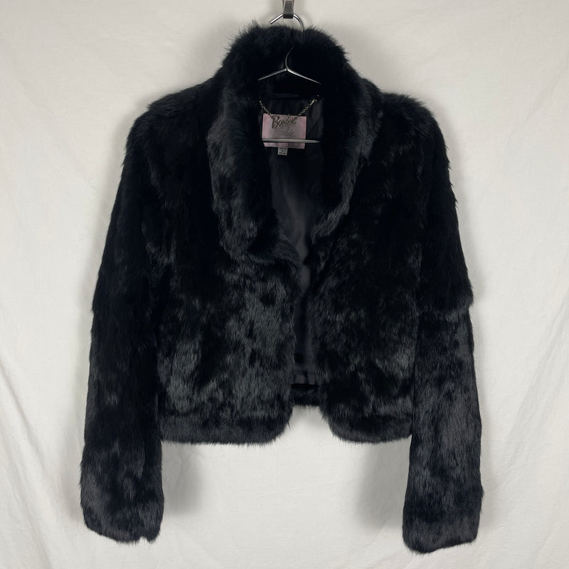 00s Barbie Rabbit Fur Cropped Jacket