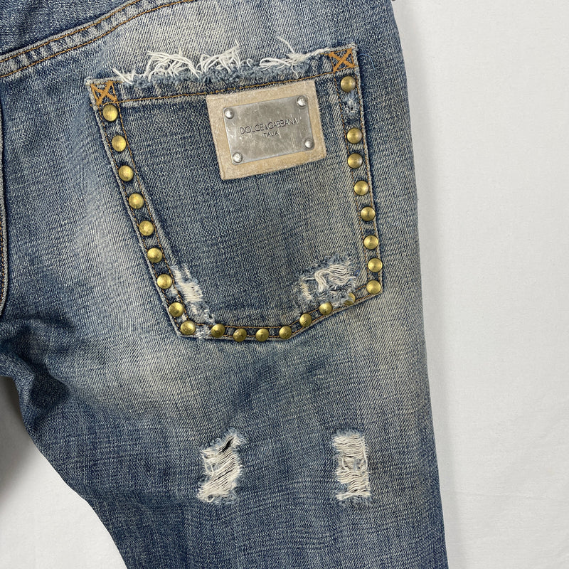 00s Dolce & Gabbana Studded Jeans
