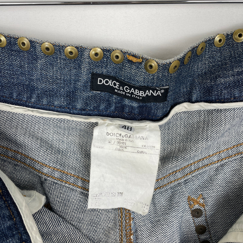 00s Dolce & Gabbana Studded Jeans
