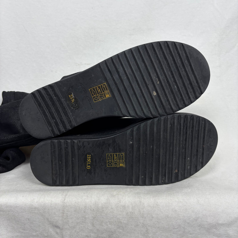 2015 Rick Owens Lambskin Creeper Boots