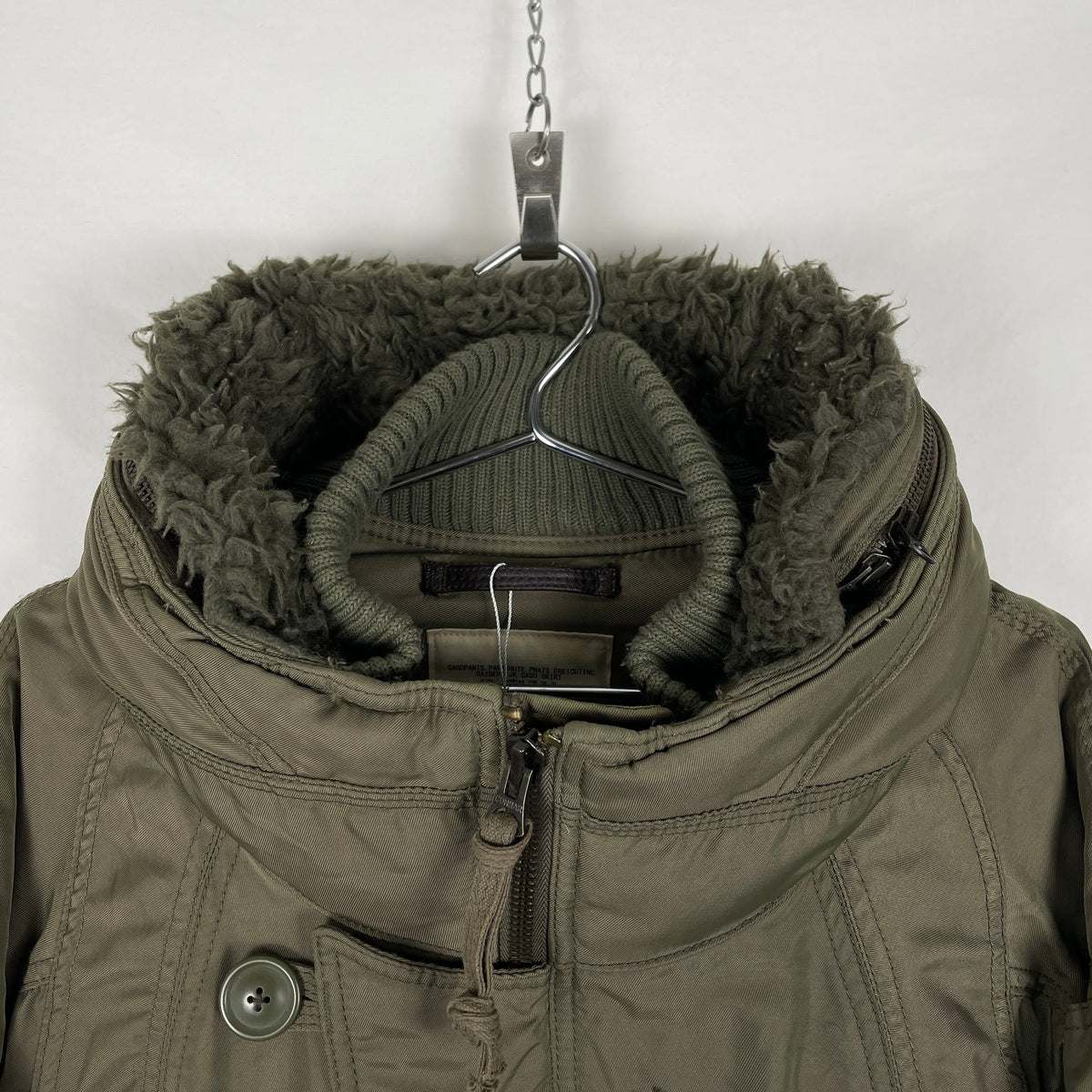 ジャケット・アウター goa military jacket mcbring grange LOGG H&M Size 6 Military UTILITY ANORAK JACKET Olive Green