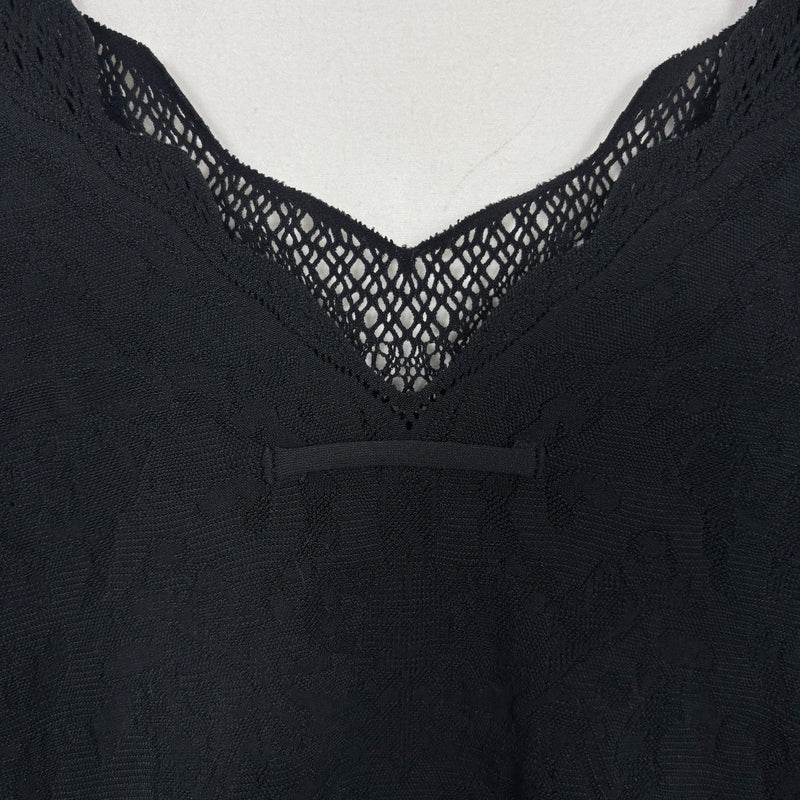 Jean Paul Gaultier Spandex Lace Style V-Neck Top