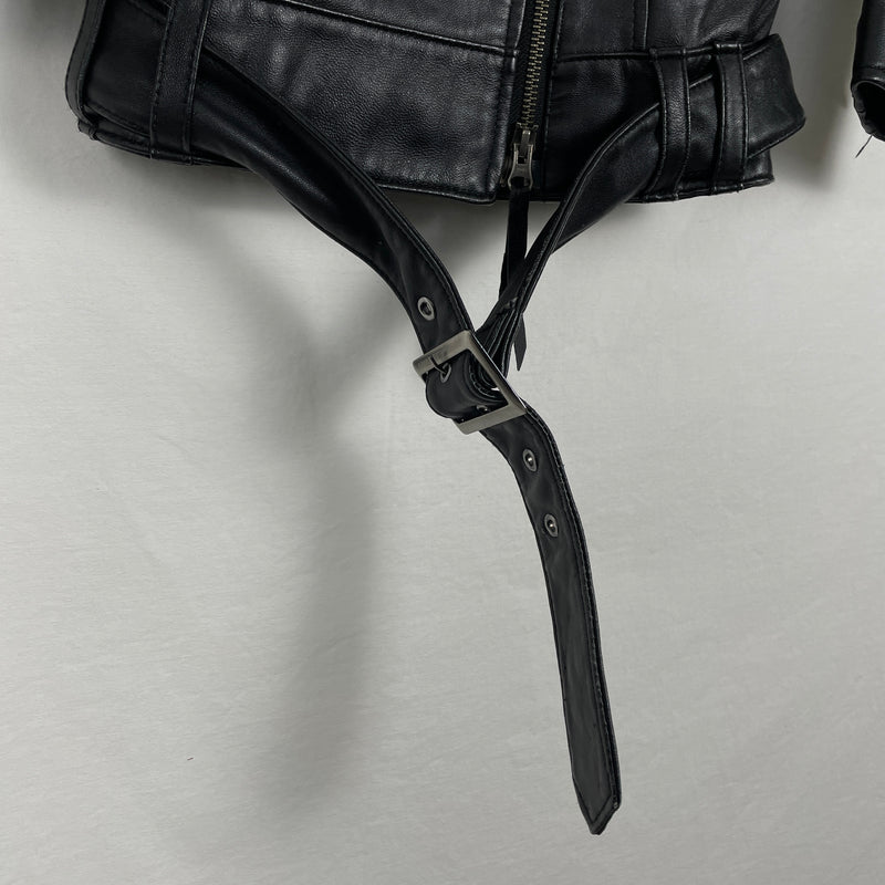 5351 Pour Les Femmes Leather Biker Jacket