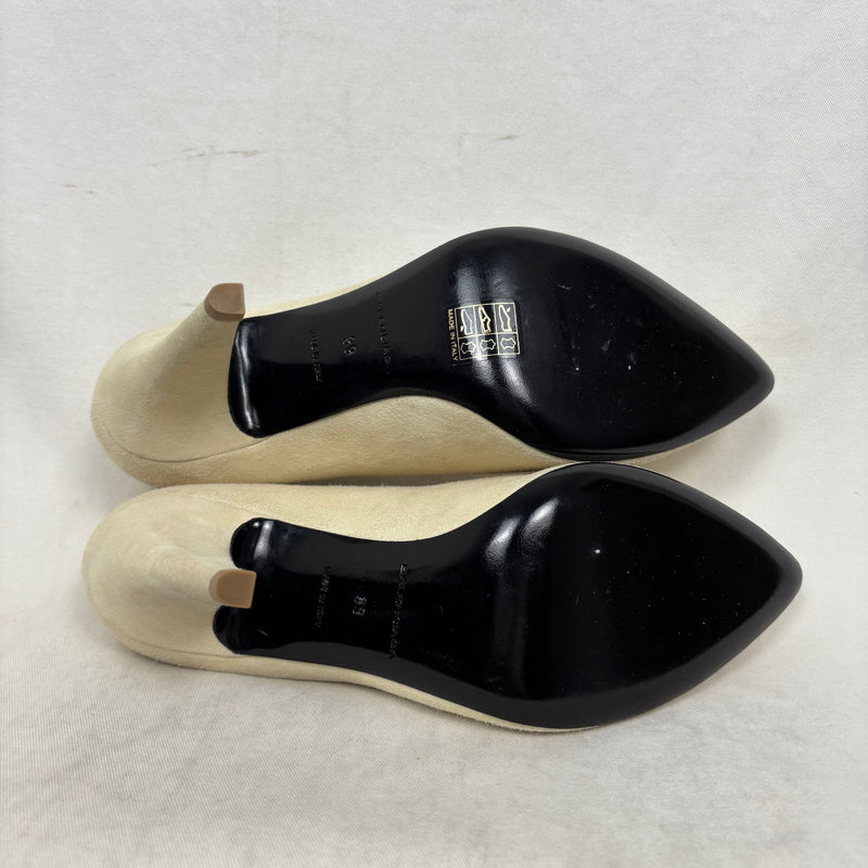 Balenciaga By Nicolas Ghesquière Suede V-cut Pumps