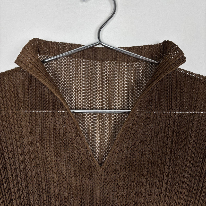 Pleats Please V-Neck Tshirt