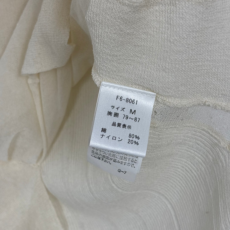 Marithe + Francois Girbaud Sheer Asymmetric Knit Tank Top