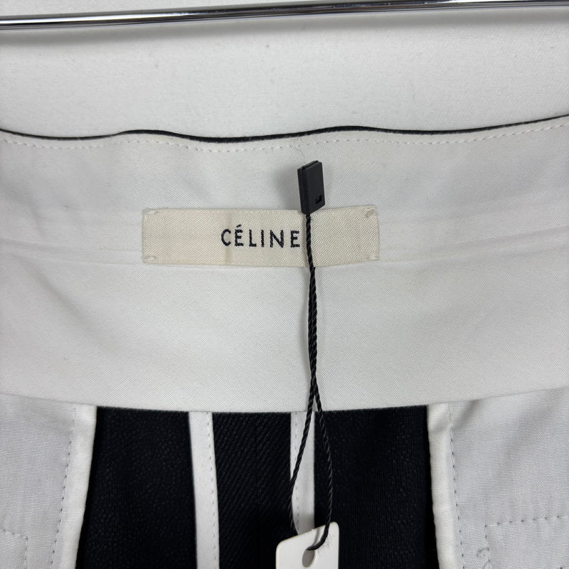 Celine By Phoebe Philo Pleated Pencil Skirt