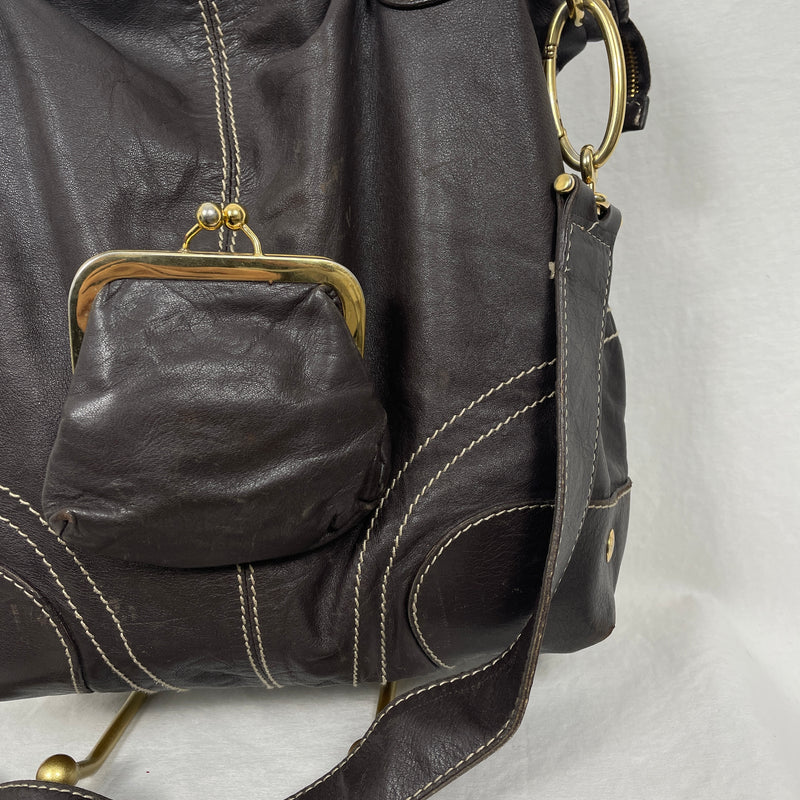 Dolce & Gabbana One Shoulder Leather Handbag