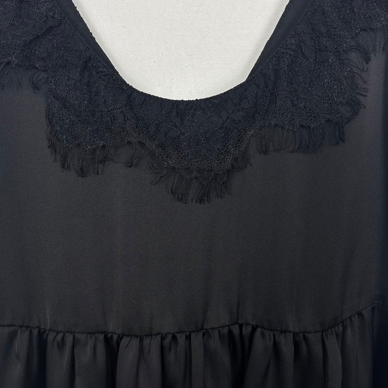 5351 Pour Les Femmes Lace Trim Slip Dress