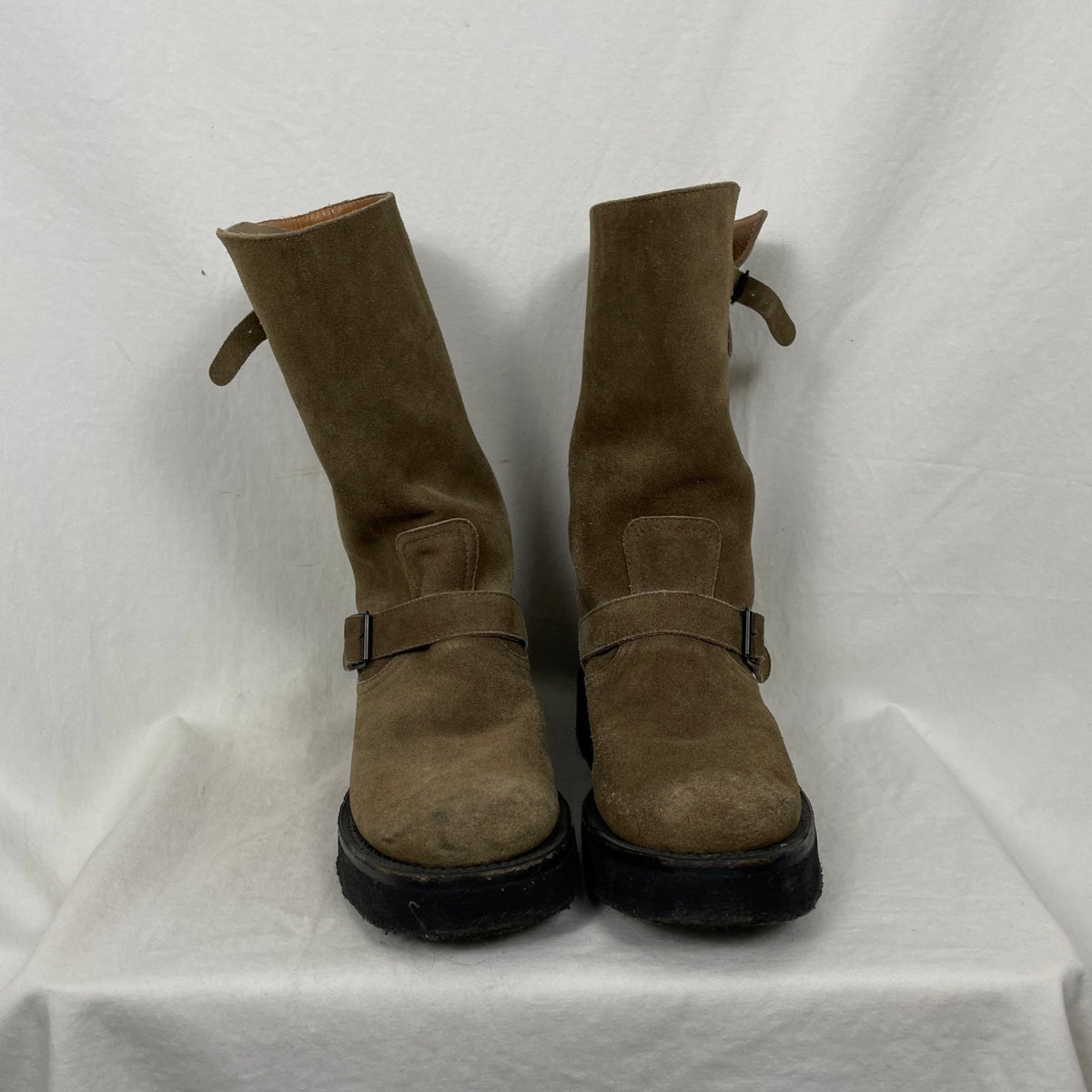 Number (N)ine Suede Leather Engineer Boots – Boketto