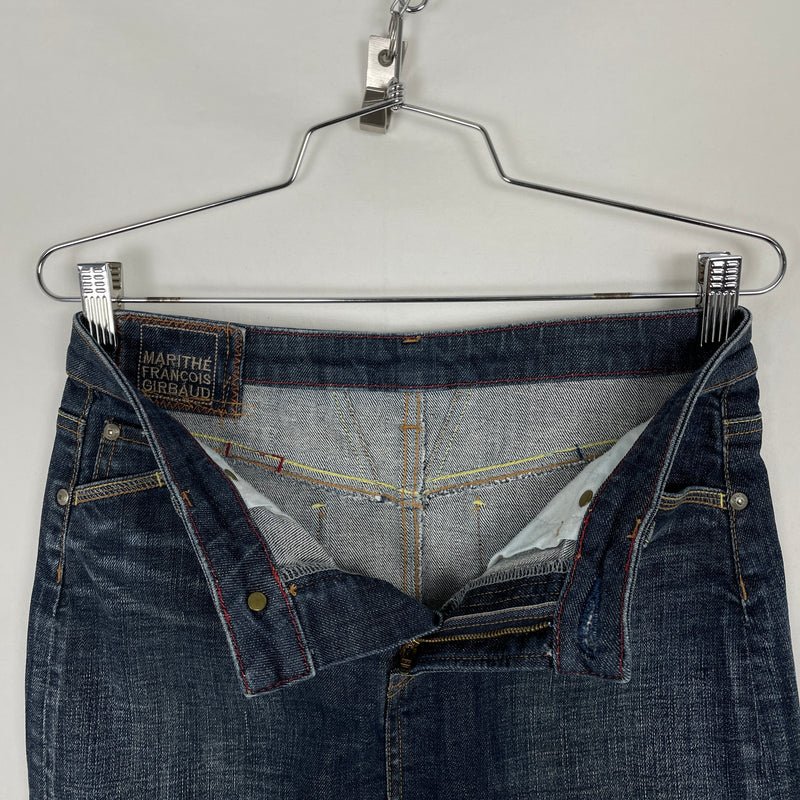 00s Marithe Francois & Girbaud Denim Pencil Skirt