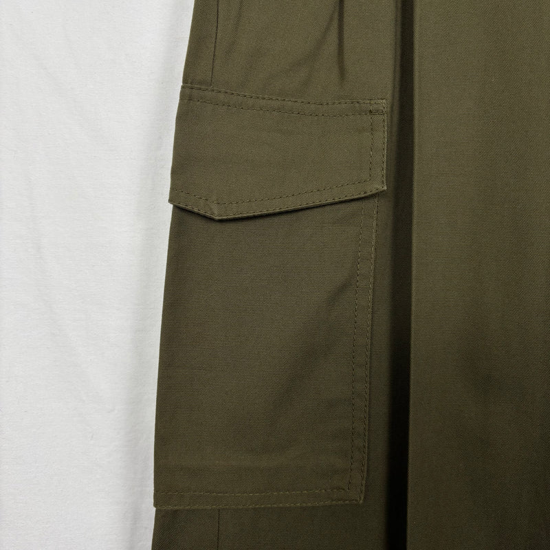 2019 Alexander McQueen Wide Leg Pleated Cargo Pants