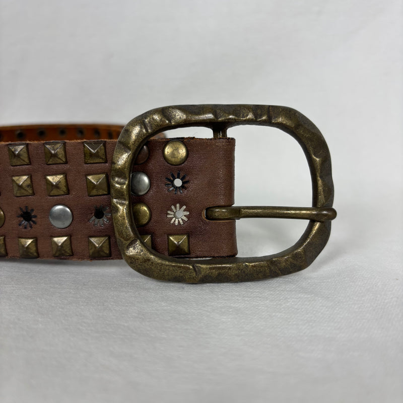 Marithé Francois Girbaud Studded Leather Belt
