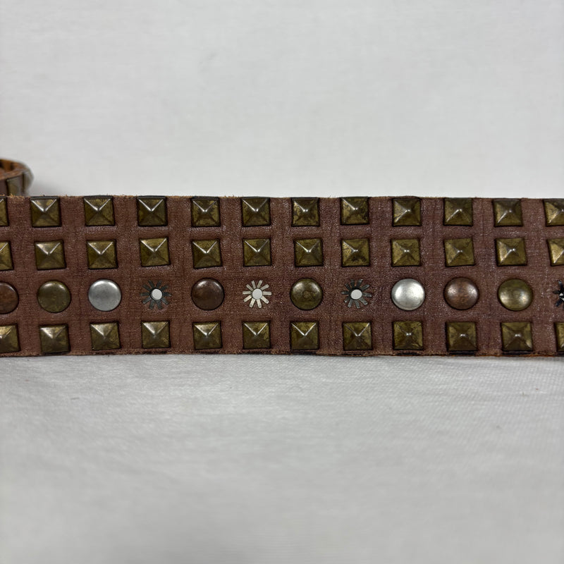 Marithé Francois Girbaud Studded Leather Belt