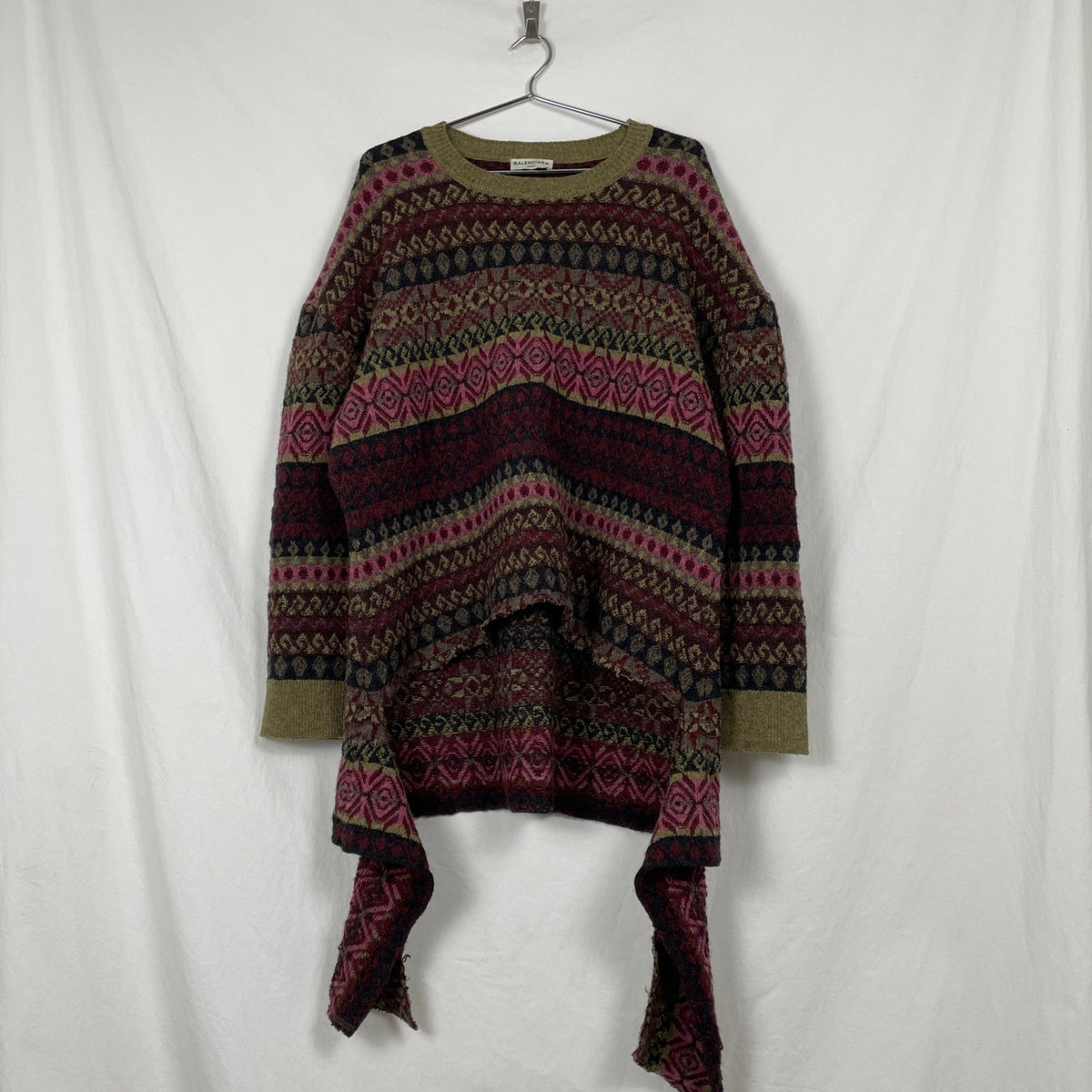 トップス balenciaga shaggy knit collection peace balenciaga shaggy knit collection peace