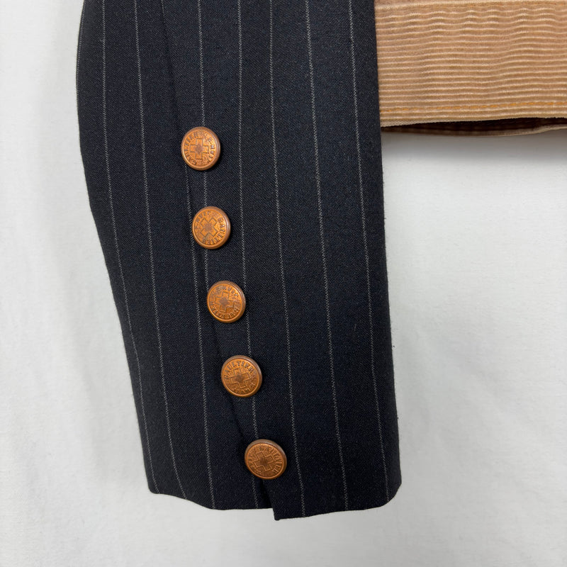 90s Jean Paul Gaultier Fabric Switching Trucker Jacket