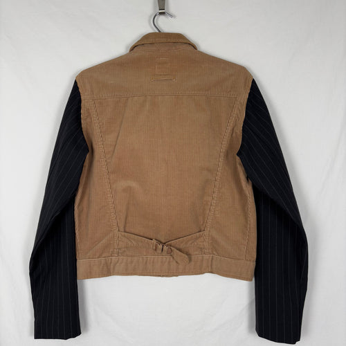 90s Jean Paul Gaultier Fabric Switching Trucker Jacket