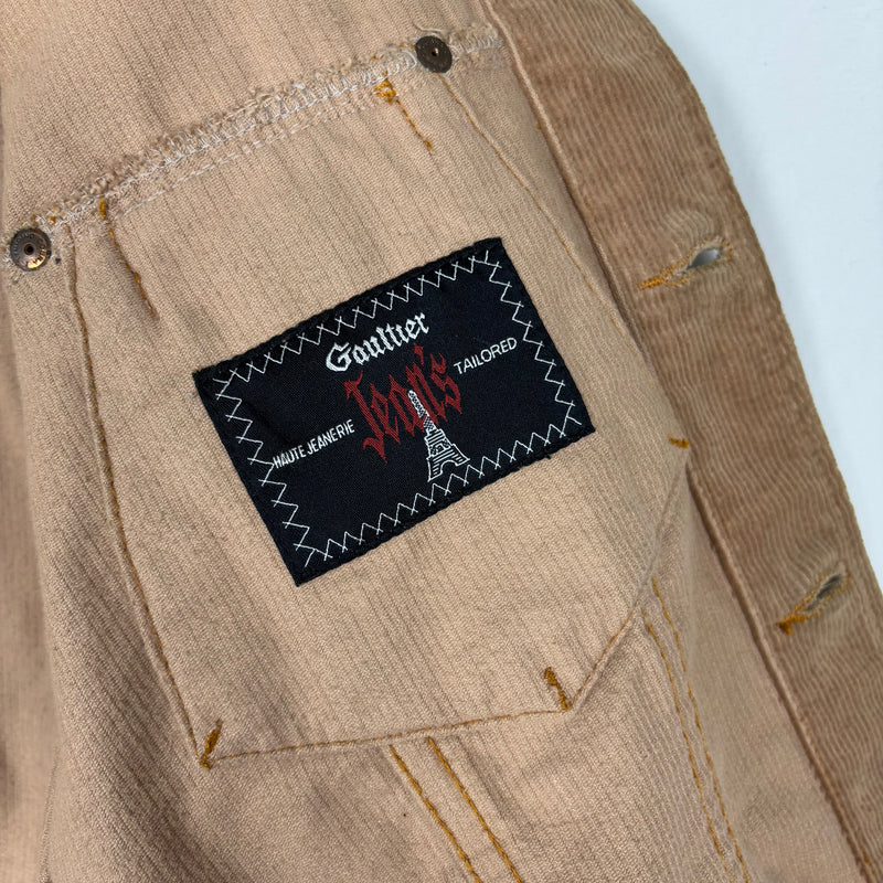 90s Jean Paul Gaultier Fabric Switching Trucker Jacket