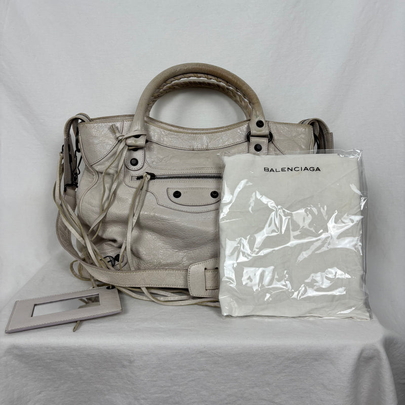 Balenciaga Leather Velo Handbag