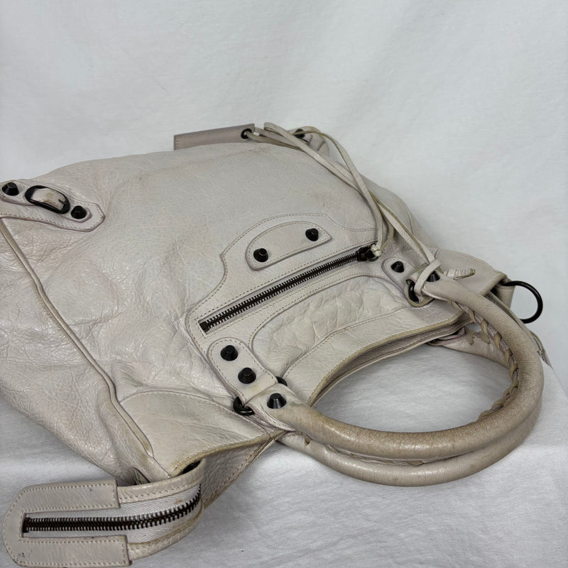 Balenciaga Leather Velo Handbag