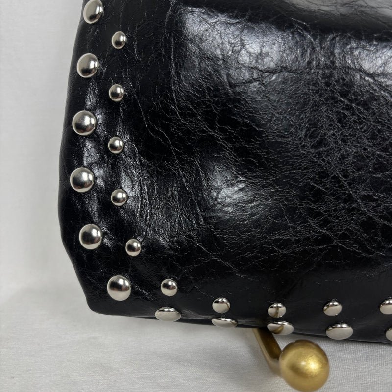 Rivet Underarm Crescent Bag