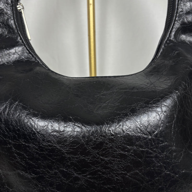 Rivet Underarm Crescent Bag