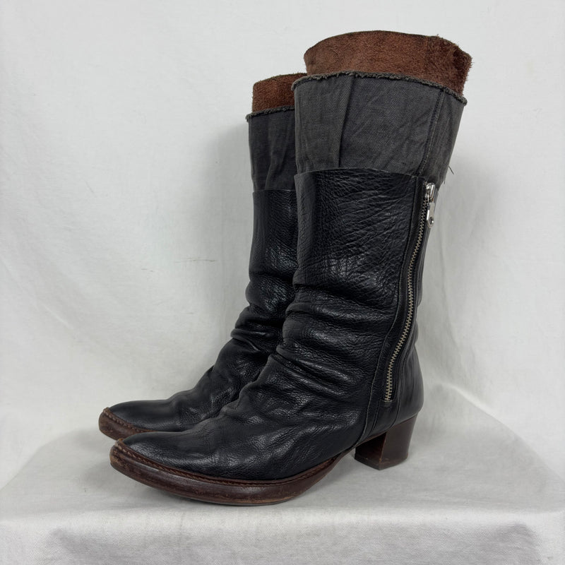Mihara Yasuhiro Layered Boots