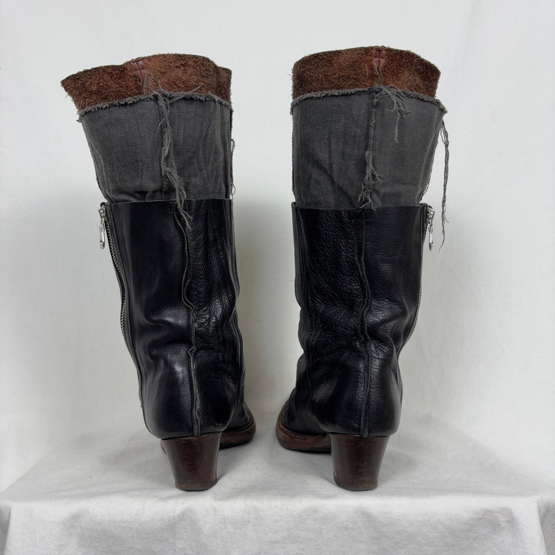 Mihara Yasuhiro Layered Boots