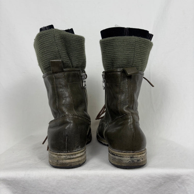 Mihara Yasuiro Layered Combat Boots