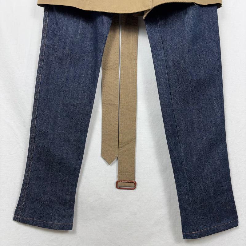 90s Jean Paul Gaultier Hybrid Coat Skirt Jeans