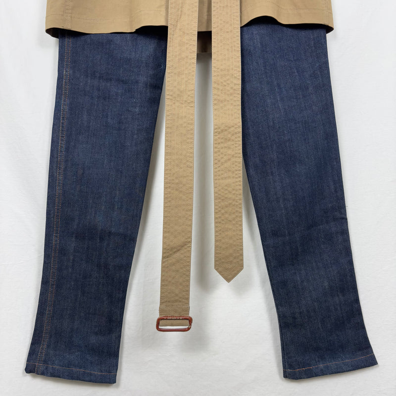 90s Jean Paul Gaultier Hybrid Coat Skirt Jeans
