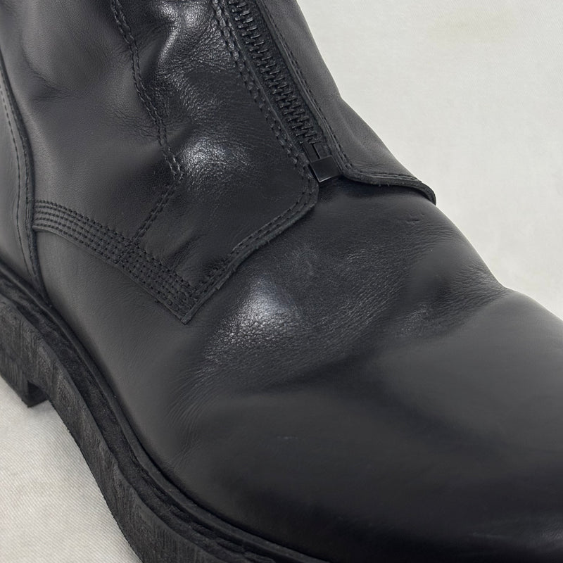 Ann Demeulemeester Leather Zip Up Combat Boots