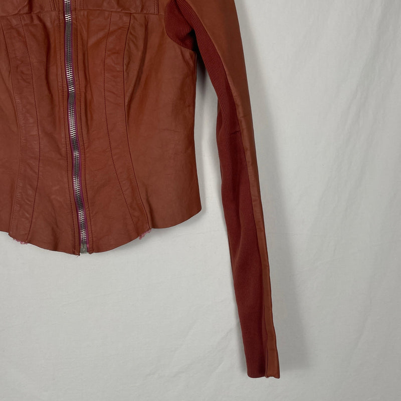 00s Rick Owens Olmar & Marita Era Leather Jacket