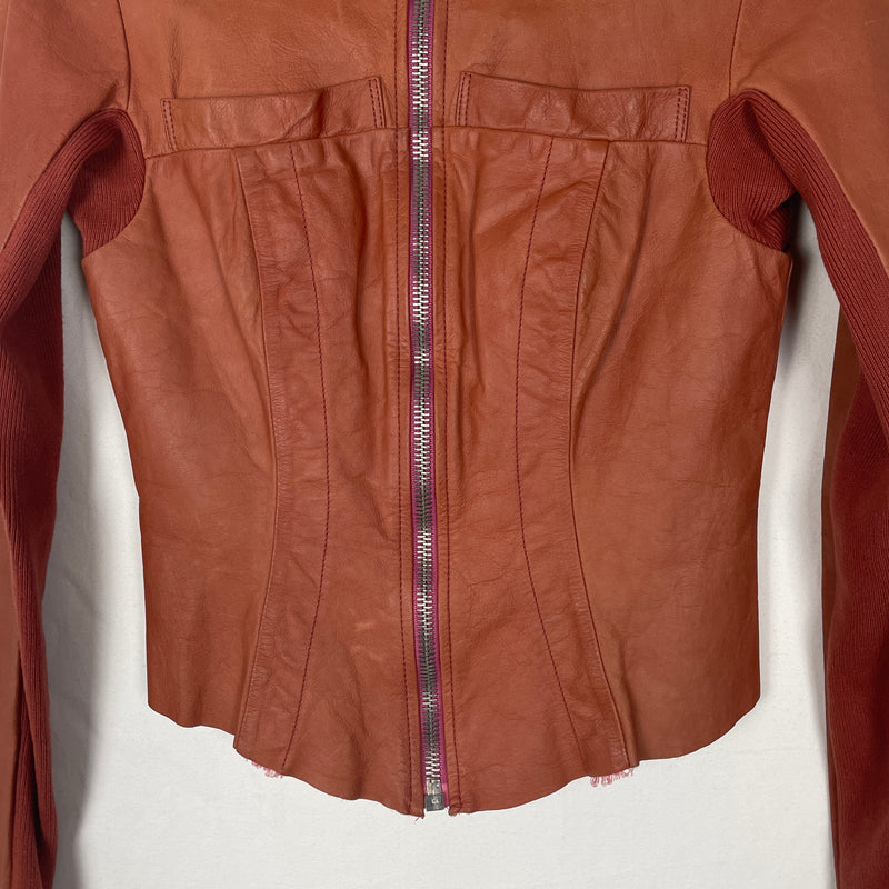 00s Rick Owens Olmar & Marita Era Leather Jacket