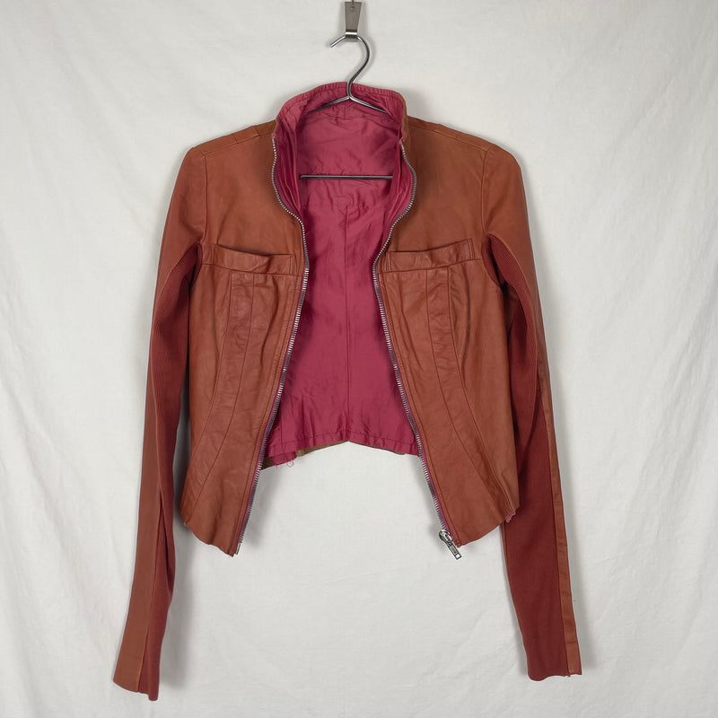 00s Rick Owens Olmar & Marita Era Leather Jacket