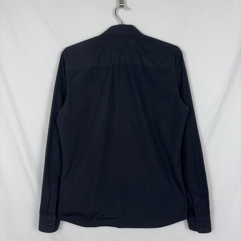 Givenchy Metal Collar Tip Button Up Shirt
