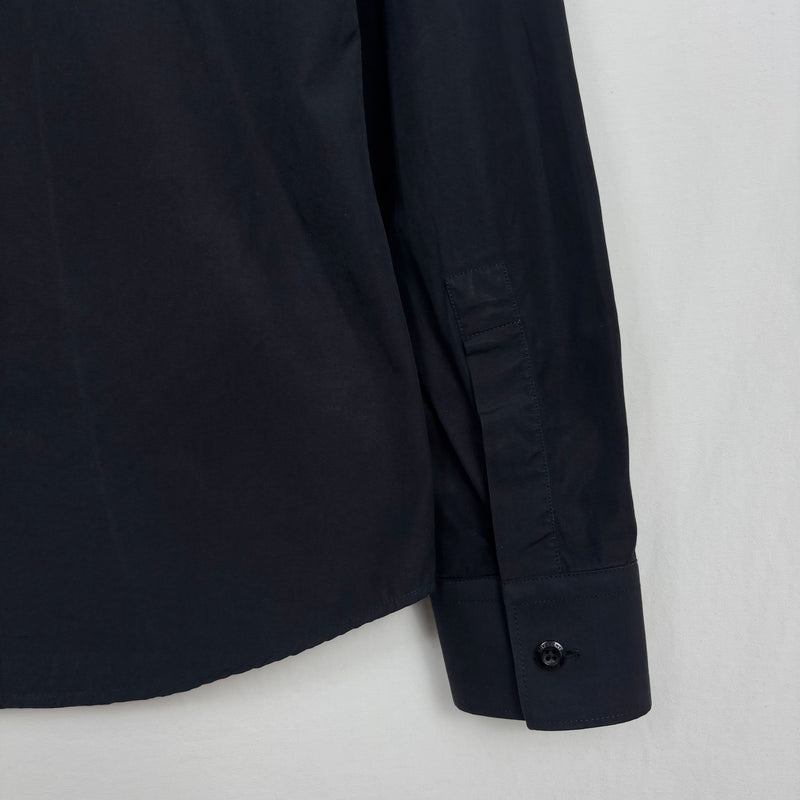 Givenchy Metal Collar Tip Button Up Shirt