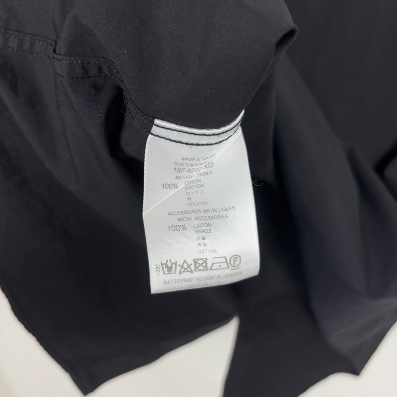 Givenchy Metal Collar Tip Button Up Shirt
