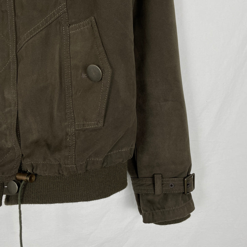 90s Abahouse Devinette 2in1 Fur Lined Military Jacket