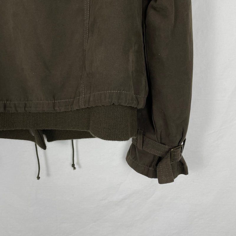 90s Abahouse Devinette 2in1 Fur Lined Military Jacket