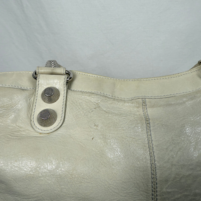 Balenciaga Giant Work Bag In Ivory