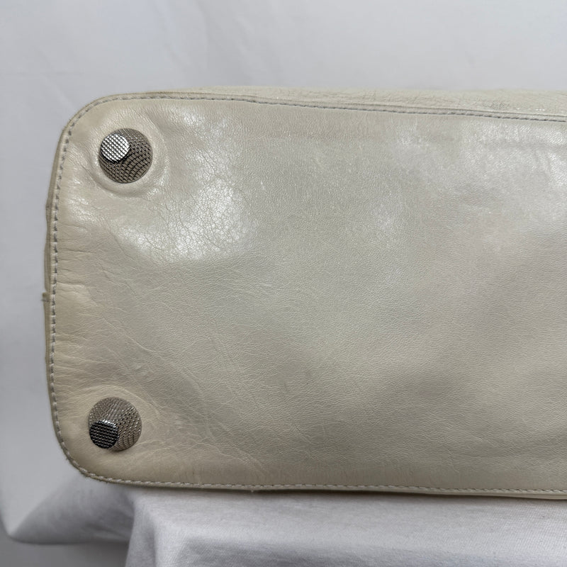 Balenciaga Giant Work Bag In Ivory