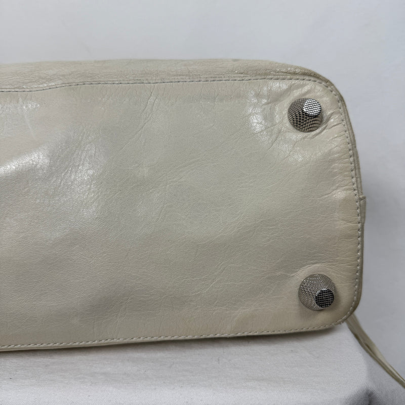 Balenciaga Giant Work Bag In Ivory