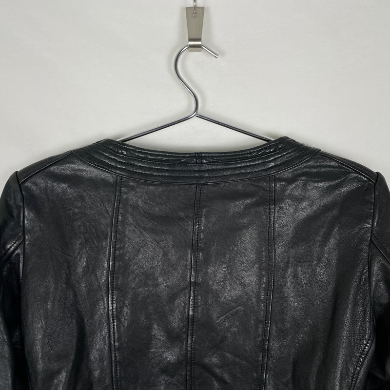 5351 Pour Les Femmes Leather Biker Jacket