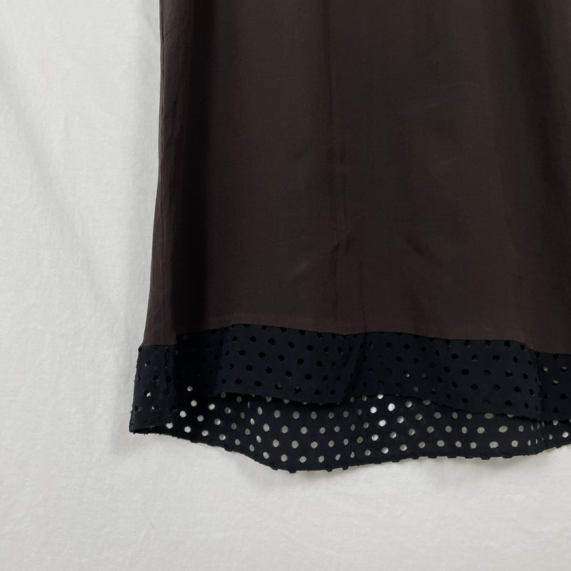 FW2008 Miu Miu Silk Multicoloured Cutwork Dress