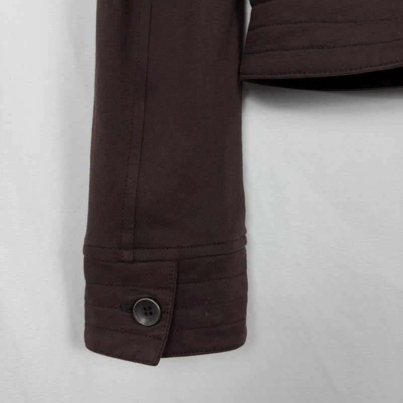 90s Parasuco Cropped Button Up Hoodie